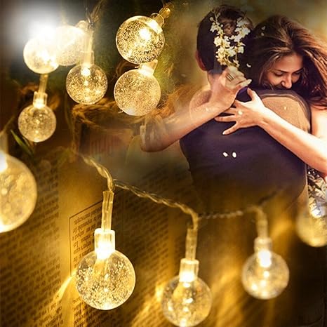 Hivexagon Led String Battery Powered Fairy Lights 30 Led Globe