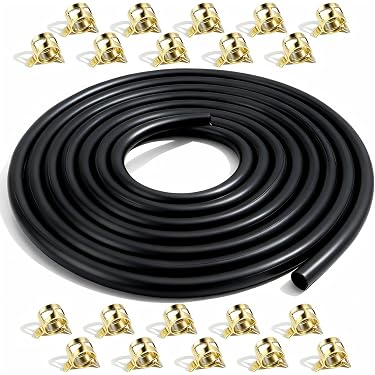 TT Racing 2 Meter 3/8" Nylon Stainless Braided -6AN Fuel Oil Line Hose Kit With Fittings