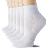 CS CELERSPORT 6 Pairs Women's Running Ankle Socks Athletic Sport Socks Cushioned