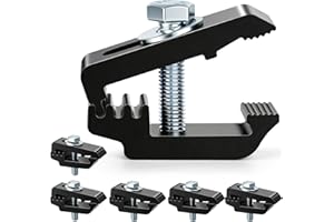 Cholila Cover Premuim Low Pro Aluminum Mounting Clamps 1112514 Truck Tonneau Cover Clamps, Tightly Fasten Bed Cover Clamps Tr
