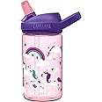 CamelBak eddy+ 14oz Kids Water Bottle with Tritan Renew – Straw Top, Leak-Proof When Closed