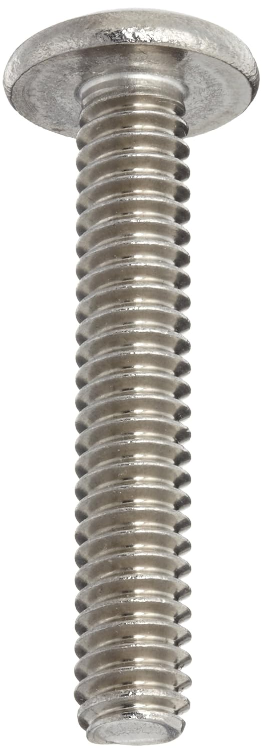 Pack Of 10 1 4 20 Unc Threads Pan Head Plain Finish 18 8 Stainless Steel Machine Screw Meets Asme B18 6 3 4 1 2 Length Phillips Drive Partially Threaded Screws Machine Screws