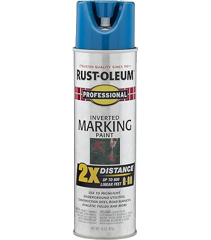 Rust-Oleum 266579 Professional 2X Distance Inverted Marking Spray