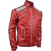 DIZLLER Beat-It Jacket - Red - Faux Leather
