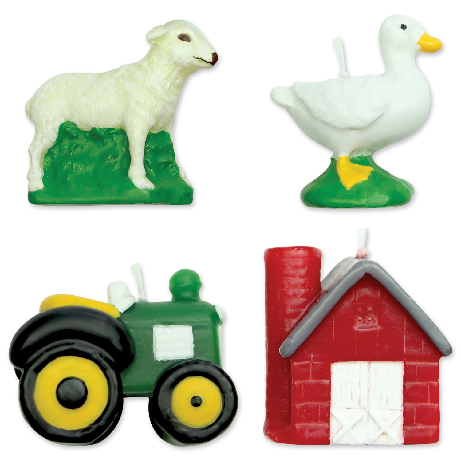 PME CA003 Farmyard Candles, Set of 4 4 x 1.5 x 4 cm