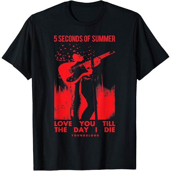 Amazon.com: 5 Seconds of Summer - 5SOS Band Photo T-Shirt
