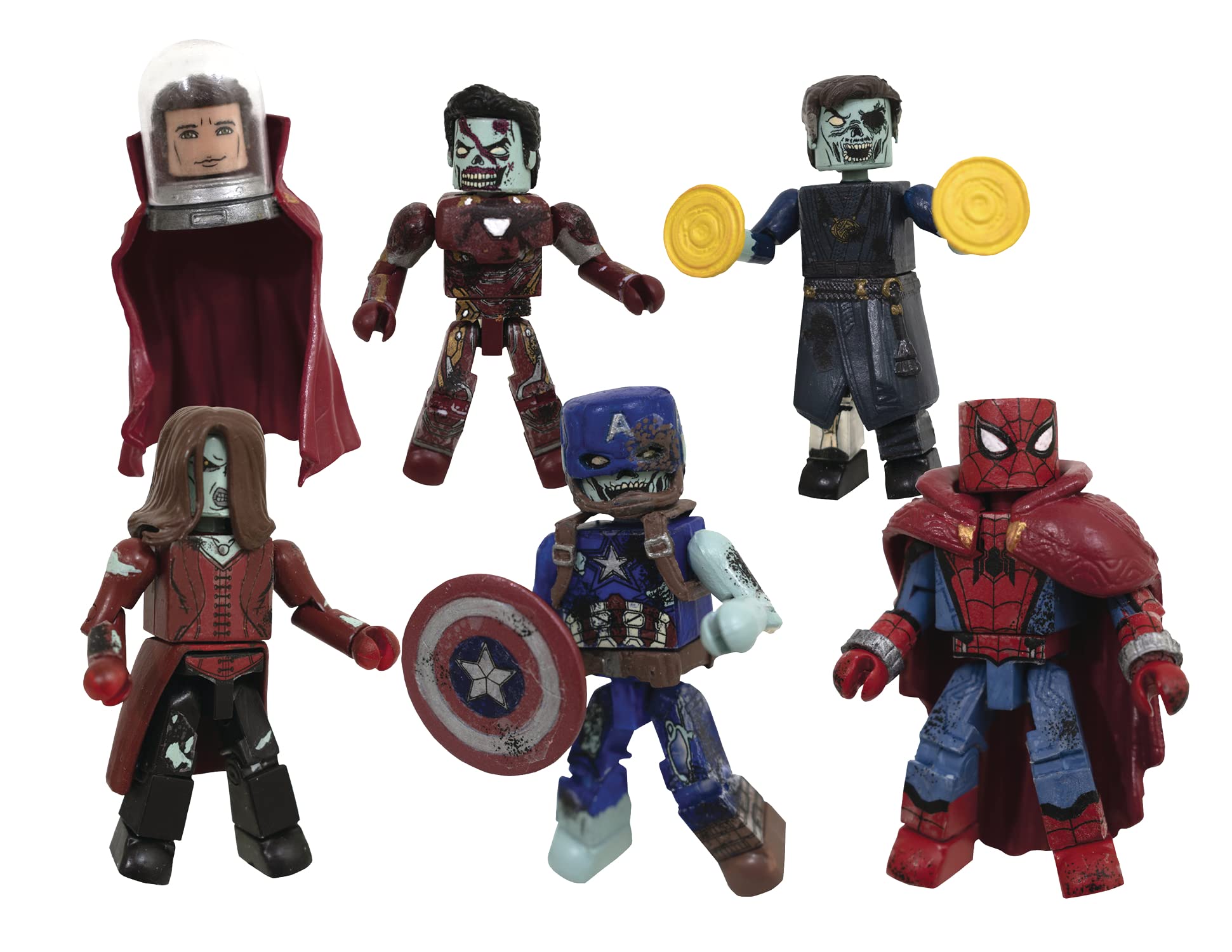 Diamond Select - Dcd 40Th Marvel What If Zombie Minimates Px Box Set
