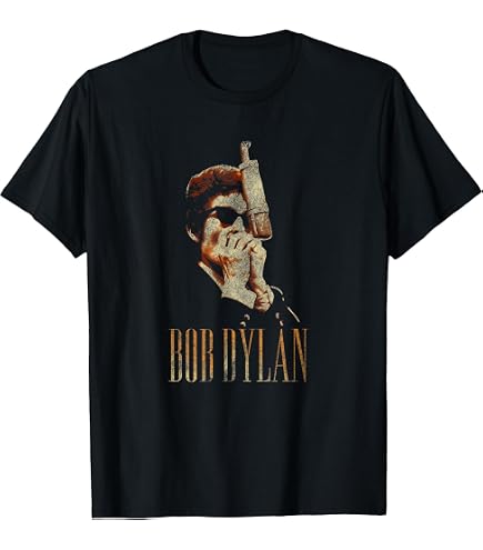 Amazon.com: Bob Dylan Men's at Piano Slim Fit T-Shirt XX-Large