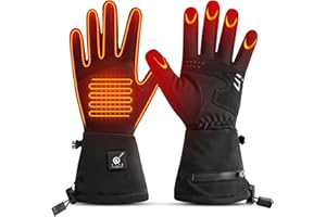 Heated Glove Liners for Men Women, Rechargeable Battery Electric Heated Gloves, Winter Warm Glove Liners,Thin Gloves Riding S