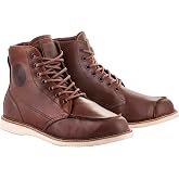 Alpinestars Oscar Monty V2 Shoes, CE-Certified Stylish Motorcycle Footwear, 10, Brown