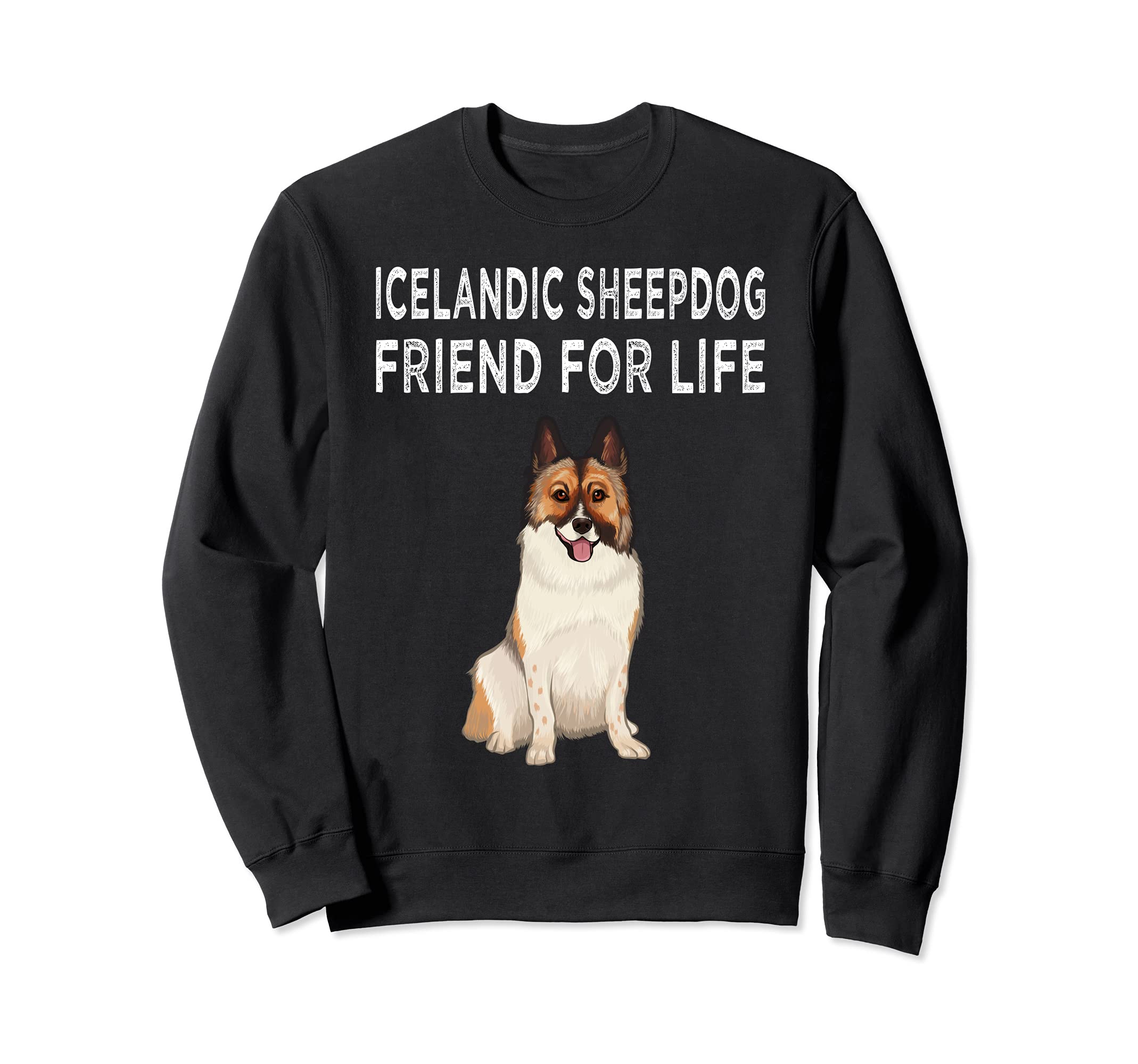 Icelandic Sheepdog Friend For Life Dog Friendship Sweatshirt