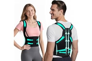 MARZONY Back Brace Posture Corrector for Women and Men Comfy Shoulder Straightener, Pain Relief: Upper/Lower Back, Support for Scoliosis, Hunchback, Thoracic Spine Upgraded Breathable Full Back Support Medium