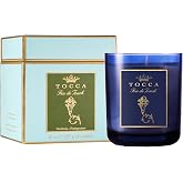 TOCCA Feu de Touch 10oz Candle - Gardenia &amp; Pomegranate Scented | Hand Poured Soy-Wax Blend with 100% Cotton Wick, 60 Hour Burn Time