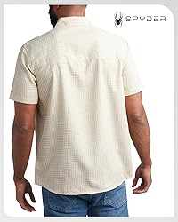Spyder Mens Short Sleeve Button Down Shirts