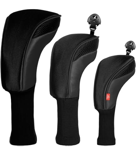 Amazon.com : P.Golf Black Cat Golf Club Head Cover (Driver