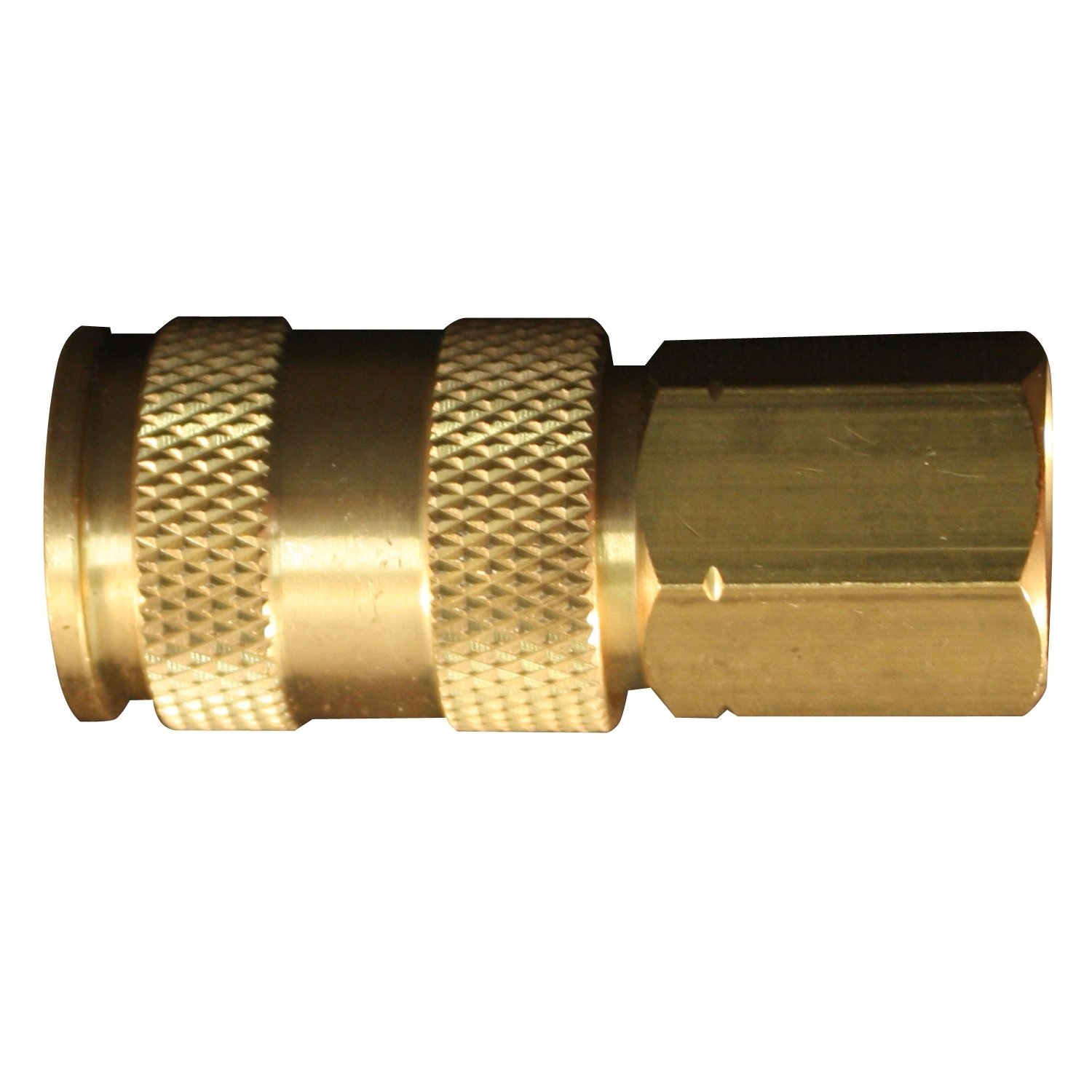 Milton Industries (S-766) 3/8" FNPT Female V-Style High-Flow Coupler - Air Tool Fittings - 
