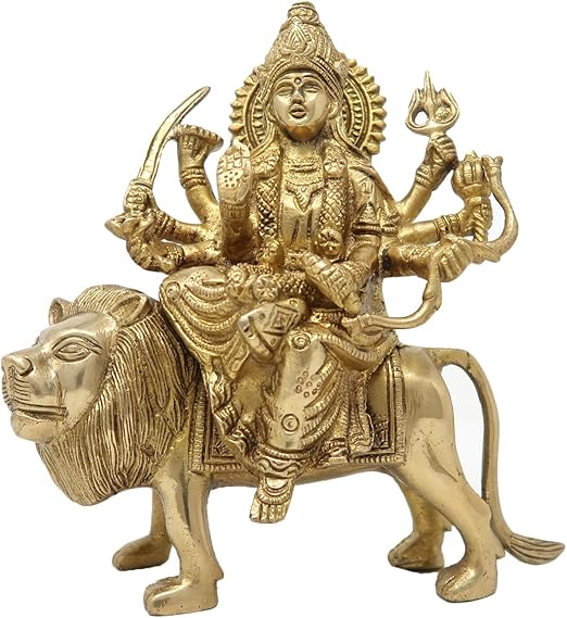 Amazon Com Toyinngg Hindu God Maa Durga Idol For Pooja Home