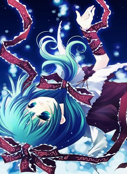 Amazon Com Rectangle Refrigerator Magnet Anime Character Wearing Ribbon Girl W Long Hair Other Products Everything Else