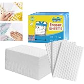 52 PCS Magic Sponge Eraser Sheets,Upgrade Convex Point Melamine Sheets，Disposable Portable Magic Cleaning Eraser Thin Wipes for Kitchenware Bathroom Shoe Sink Car Interiors Hard-to-Reach Places