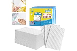 ZOMUM 52 PCS Magic Sponge Eraser Sheets,Upgrade Convex Point Melamine Sheets，Disposable Portable Magic Cleaning Eraser Thin Wipes for Kitchenware Bathroom Shoe Sink Car Interiors Hard-to-Reach Places