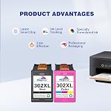 KINGWAY 302XL Ink Cartridges Combo Pack 2-Pack Remanufactured Black Colour view 6
