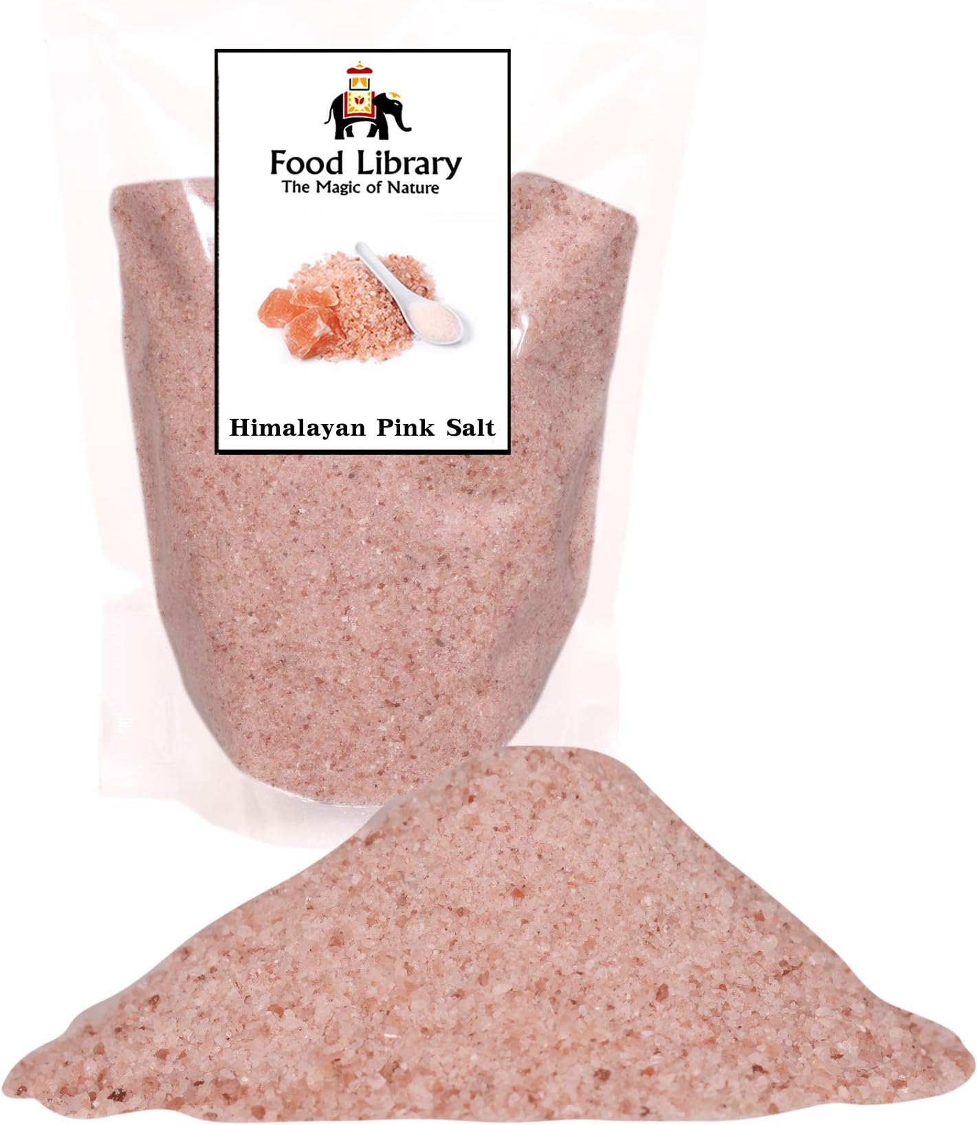 Food Library The Magic of Nature Natural Himalayan Pink Rock Salt Value Pack, 1.2 kg