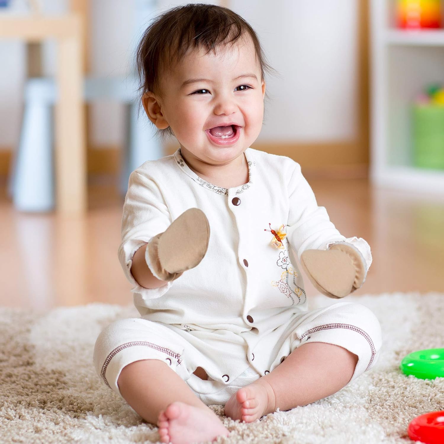 infant scratch mittens