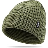 Zylioo XXL Oversize Waffle Knit Beanie,Large Winter Warm Hats for Men Women, Durable Premium Toboggan Hat for Big Heads