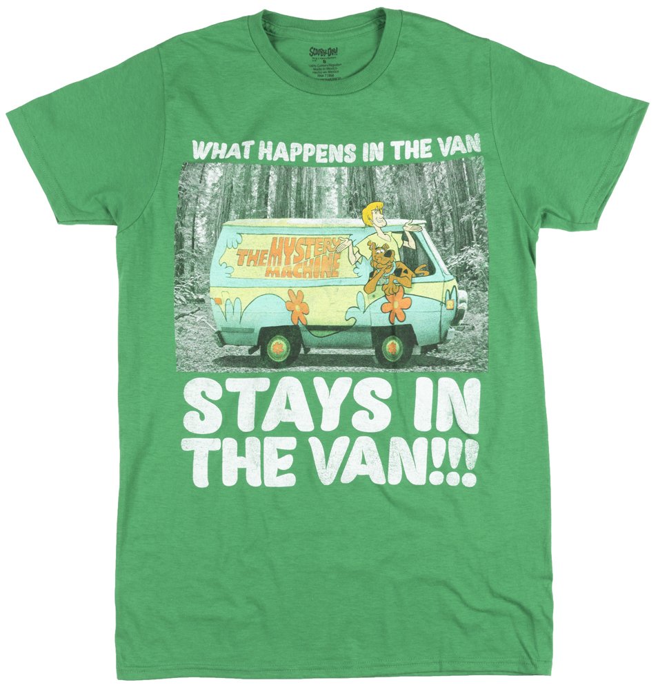 Scooby Doo What Happens In The Van Stays In The Van Graphic Tshirt