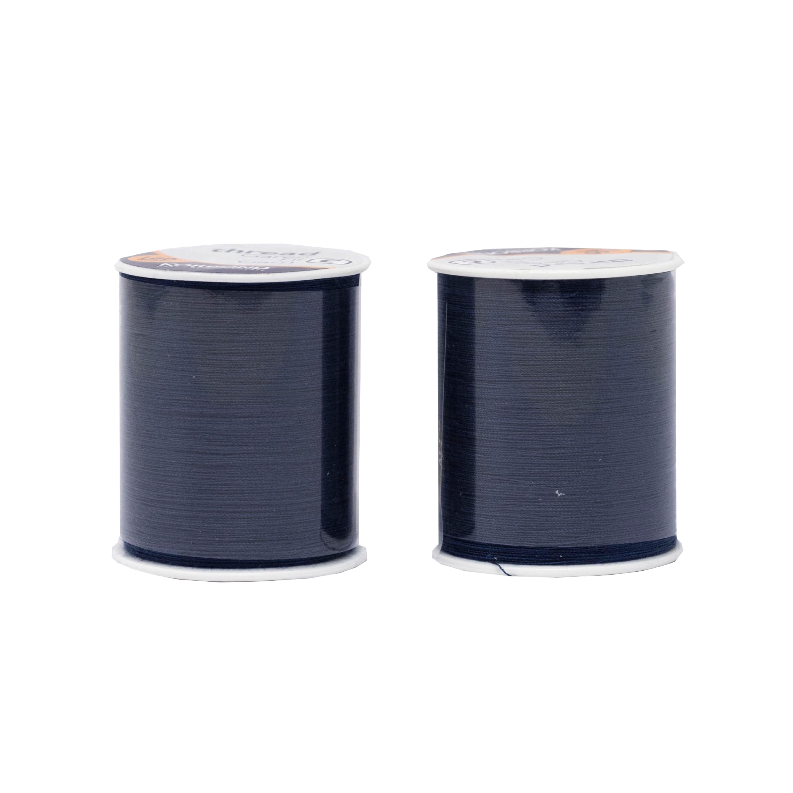 Korbond 320m Sewing Thread – 2 x 160m Spools - Navy Polyester – Hand and Machine Sewing