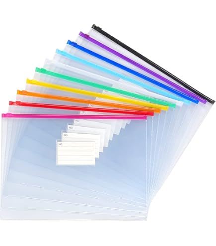 Pendaflex Easy Label Poly Zip Letter Size Envelope - Assorted, 1 Ct - Smith's Food And Drug