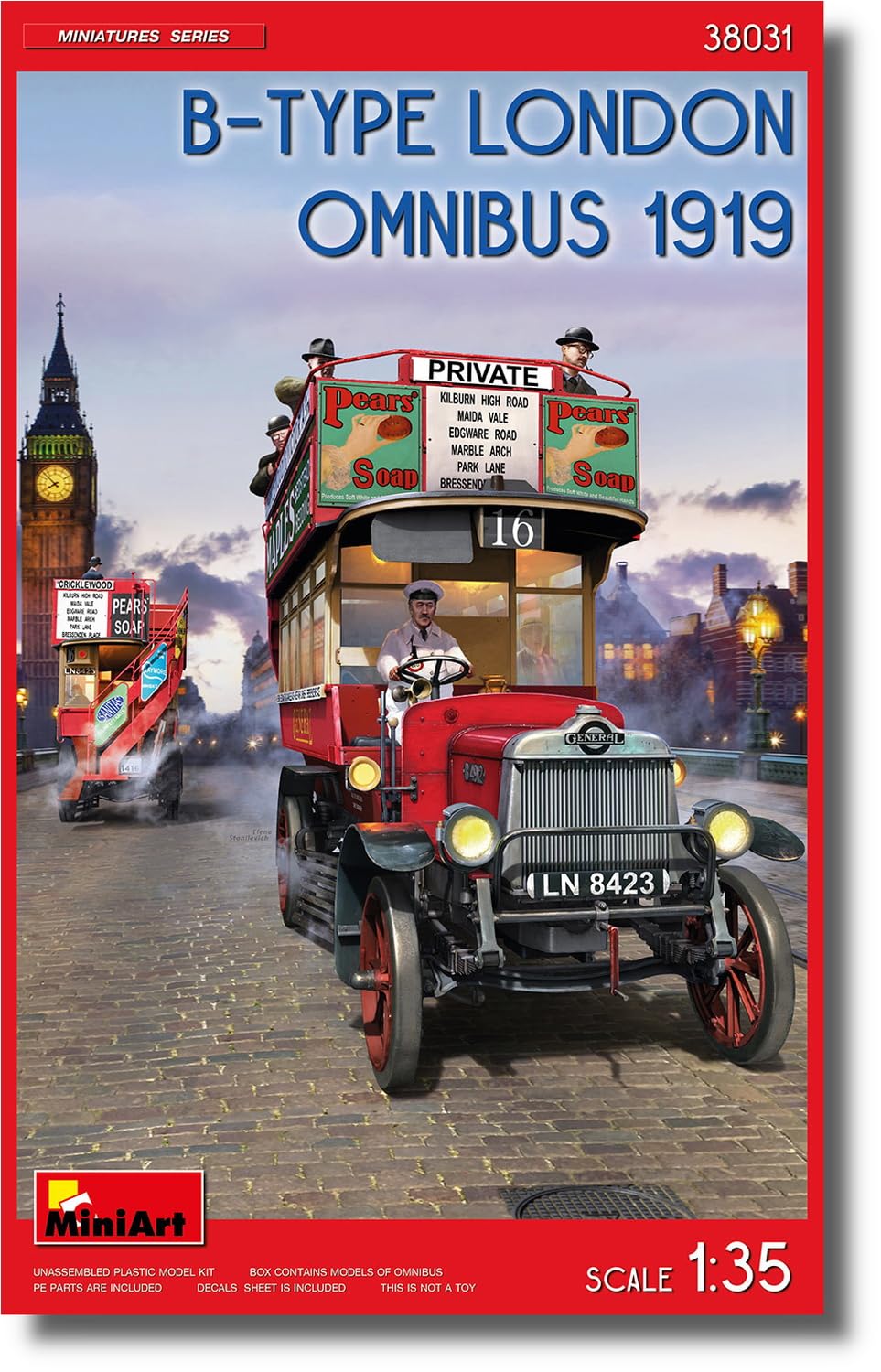 Miniart 1:35 - B-Type London Omnibus (1919)