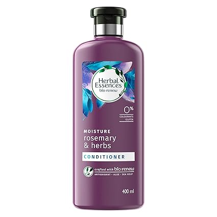 Herbal Essences Rosemary and Herbs CONDITIONER- For Moisturization & Dull Hair - No Paraben, No Colorants, 400 ML