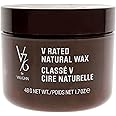 V76 by Vaughn V Rated Natural Wax Light Hold Formula for Men, 1.7 oz