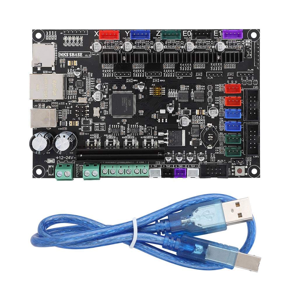 MKS SBASE V1.3 3D Printer Controller Board, 32-bit 100M Cortex-M3 LPC 1768 Mainboard Motherboard, Supports 8825 Driver, 12864 LCD, MKS TFT28 Touch Screen