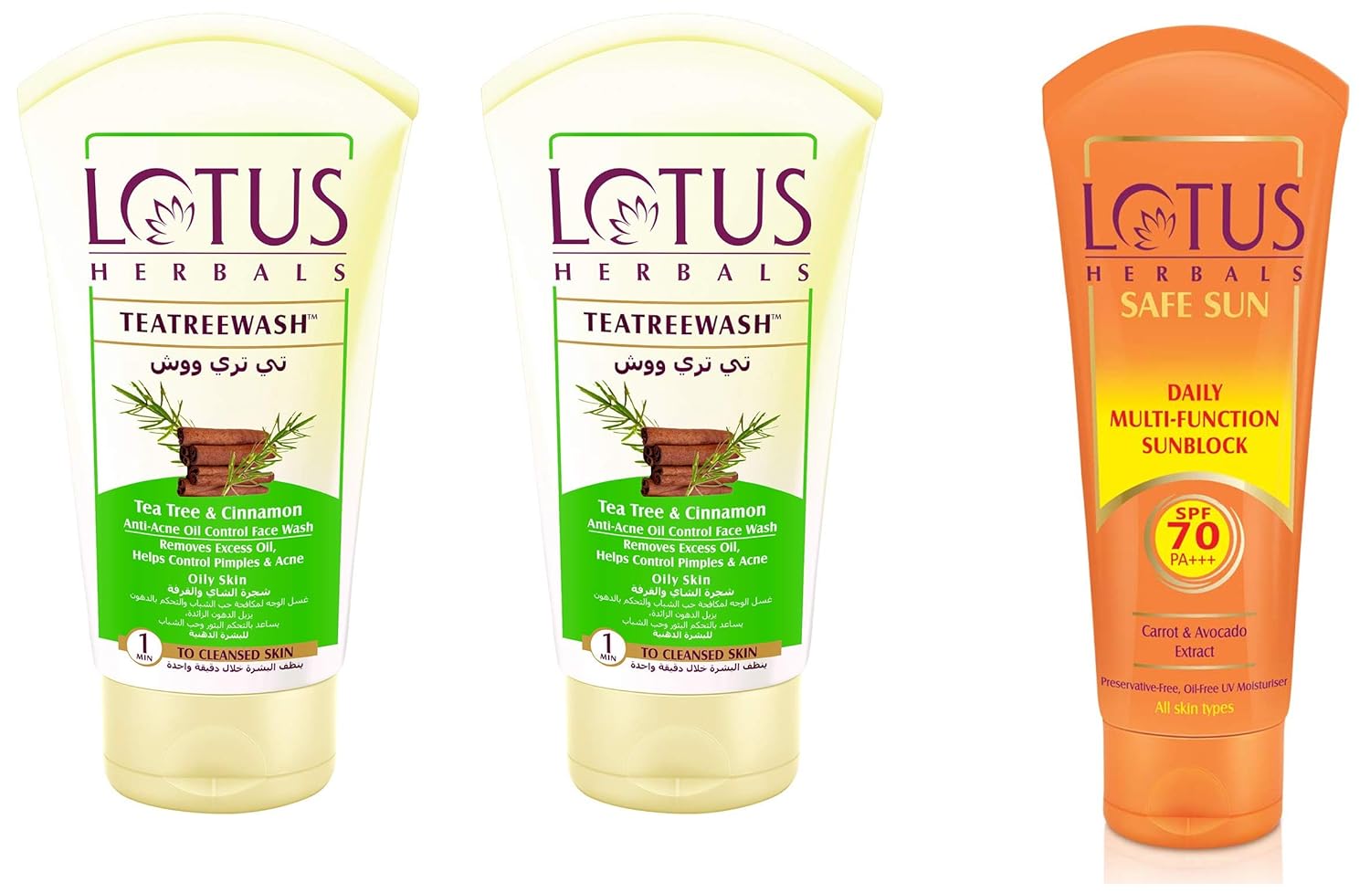 lotus cinnamon face wash