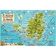 St. Maarten & St. Martin Dive Map & Reef Creatures Guide Franko Maps Laminated Fish Card