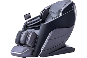 Alfine A710 2024 4D Massage Chair iRest System, Full Body Zero Gravity Recliner with SL Track, Heating, and Electric Calfrest Extension (Black-Closed Footrest)