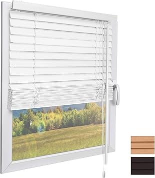 Sol Royal Holzjalousie SolDecor JH3 Jalousie aus Holz in Weiß - 70x130