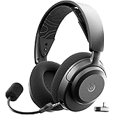 SteelSeries Arctis Nova 3P Wireless Multi-Platform Gaming Headset — Mobile App Control — 40 HR Battery — Neodymium Magnetic Drivers — 2.4GHz/Bluetooth — PS5, PS4, PC, Switch, Mobile — Black