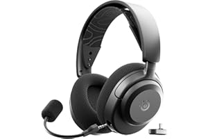 SteelSeries Arctis Nova 3P Wireless Multi-Platform Gaming Headset — Mobile App Control — 40 HR Battery — Neodymium Magnetic Drivers — 2.4GHz/Bluetooth — PS5, PS4, PC, Switch, Mobile — Black