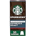 Starbucks by Nespresso Original Line, Decaf Espresso, Dark Roast, 50-count Espresso Pods