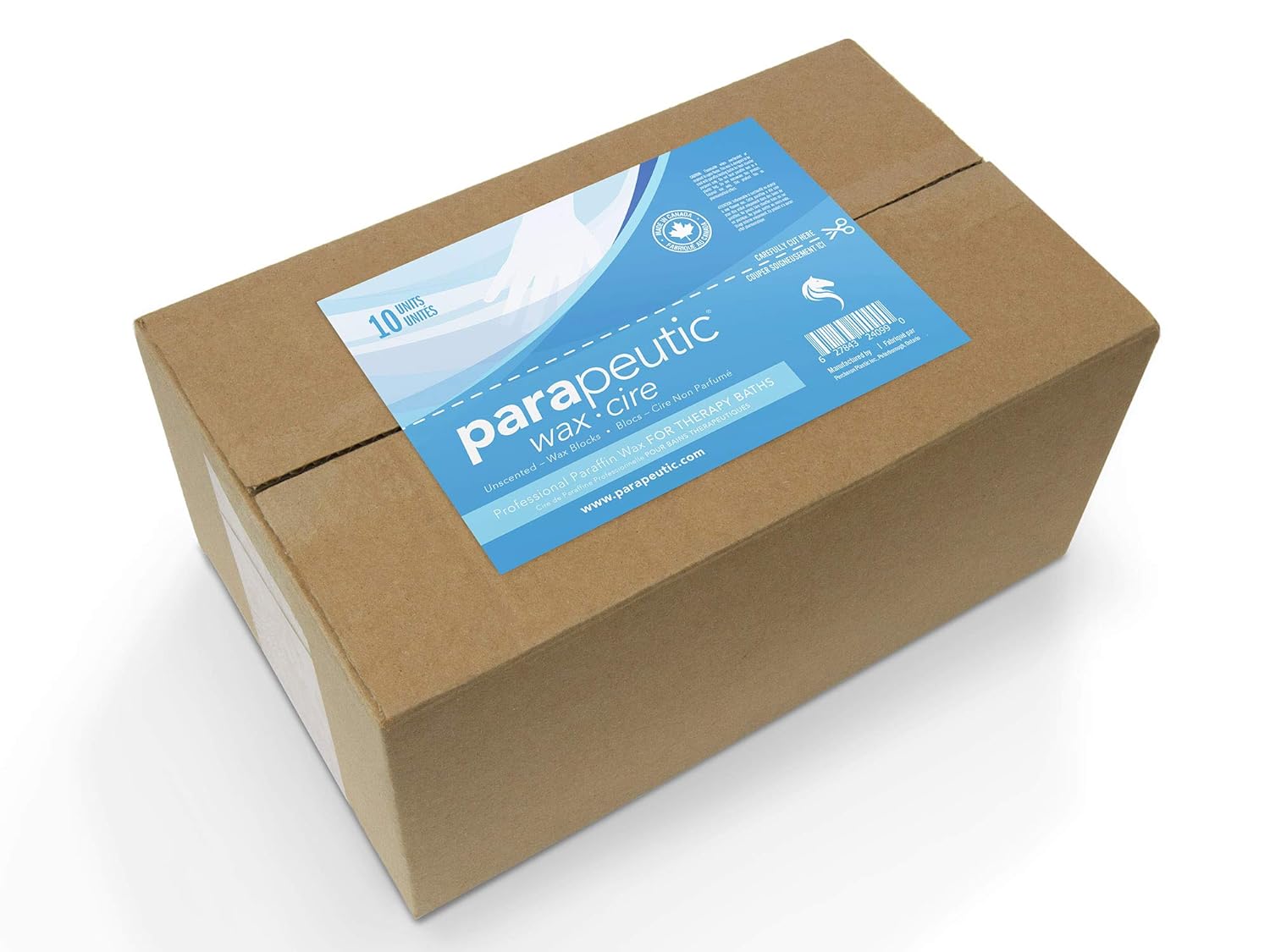 Parapeutic Paraffin Wax Refills | 1lb/bags, box of 10 bags | Unscented | Superior Quality Paraffin for Personal & Spa Use in Wax Baths & Warmers | Improves Skin and Soothes Aching Joints and Muscles : Beauty