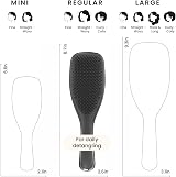 Tangle Teezer Ultimate Detangler Hairbrush Midnight Silver Chrome Finish view 8