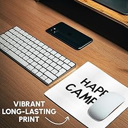 3D Rose "Happy CamperFun Text for Camp Camping and
