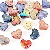 Heart Bead Cheriswelry 20pcs European Large Hole Beads Acrylic Heart Bracelet Beads Cute Loose Spacer 17.8x14.6 mm for DIY Craft Earring Necklace Jewelry Making