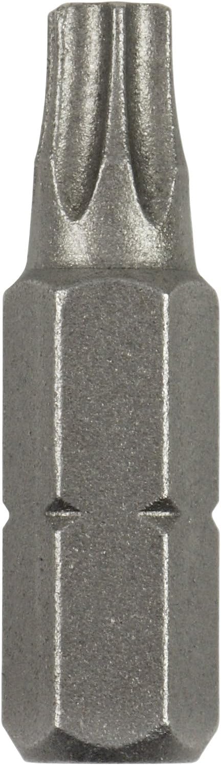 Bosch 2609255931 25mm Torx Screwdriver Bit in Standard Quality T8 (2 Pieces), Multicolor, Variety pack