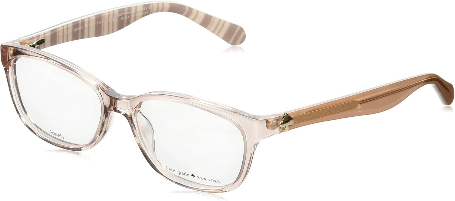 KATE SPADE Eyeglasses BRYLIE 0QGX Beige Striped White Clothing