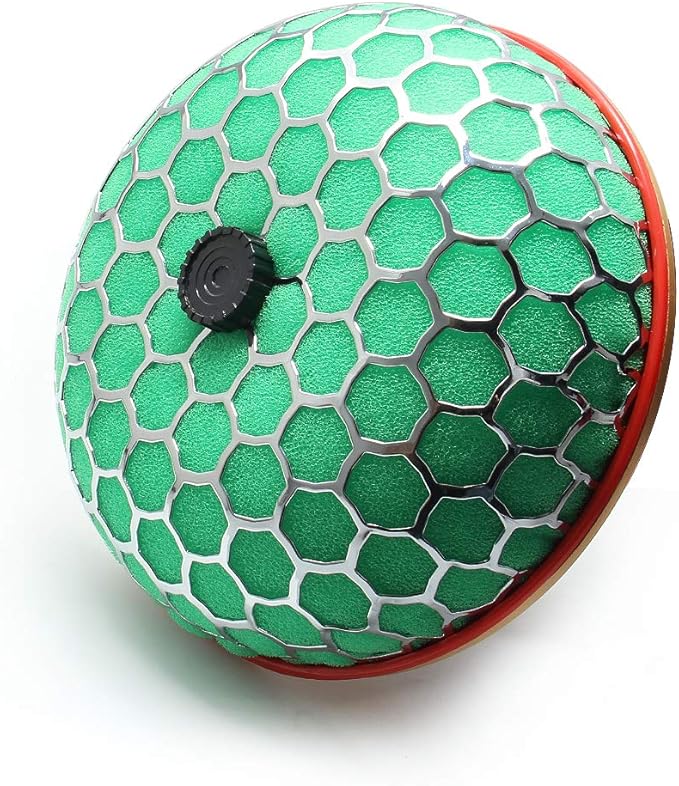 3.00" Air Intake Filter, High Flow Washable Universal