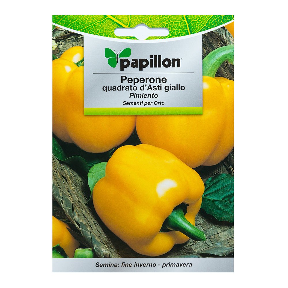 Semillas Pimiento Amarillo Cuadrado (1.5 Gramos): Amazon.es: Jardín